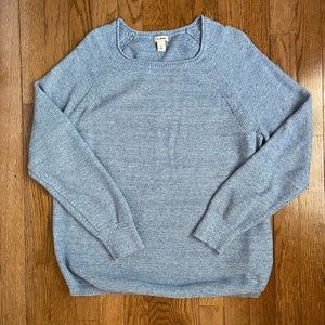 L.L.Bean cotton boatneck sweater, size L